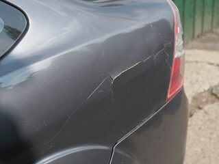 Nearside door scratch