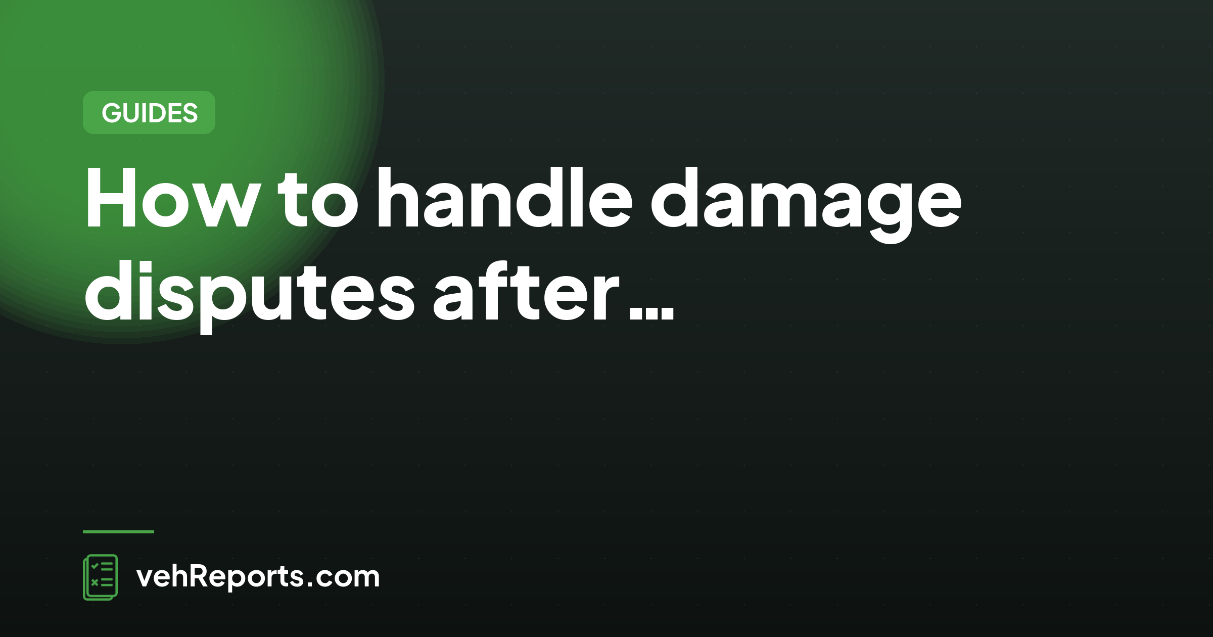 How to handle damage disputes after a rental return (template inside)